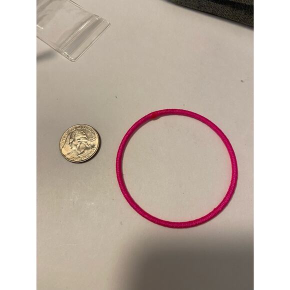 bright pink bangle bracelet - Picture 3 of 4
